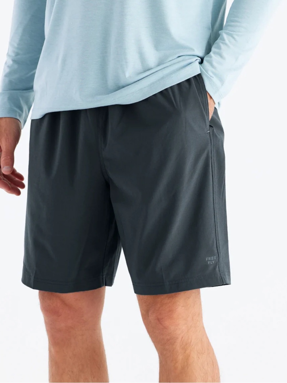 Free Fly Apparel Men's Shorts Breeze Short 8" Dark Bluish Gray size XXL